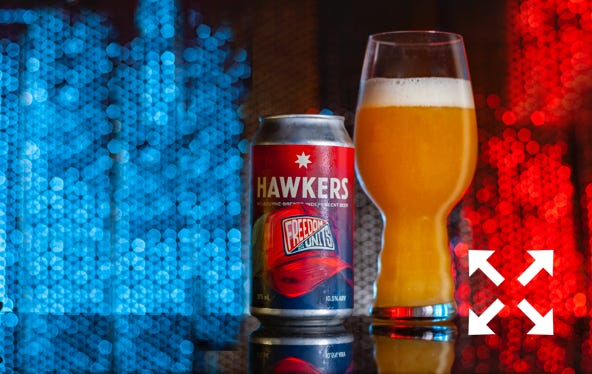 New England IPA from Hawkers Brewing