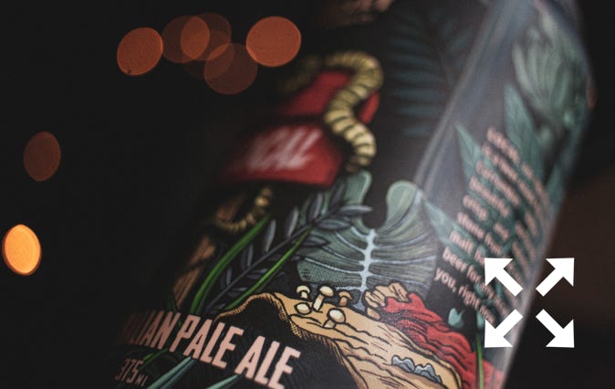 A local beer for locals